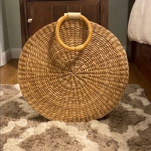 Aranaz straw handbag